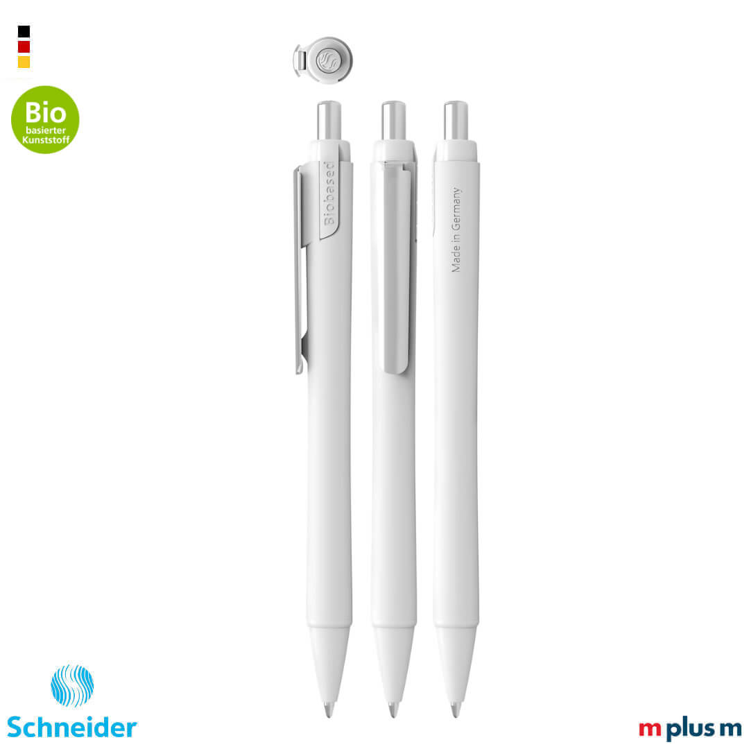 Schneider Xite Promo Kugelschreiber in Weiß mit Logo bedrucken