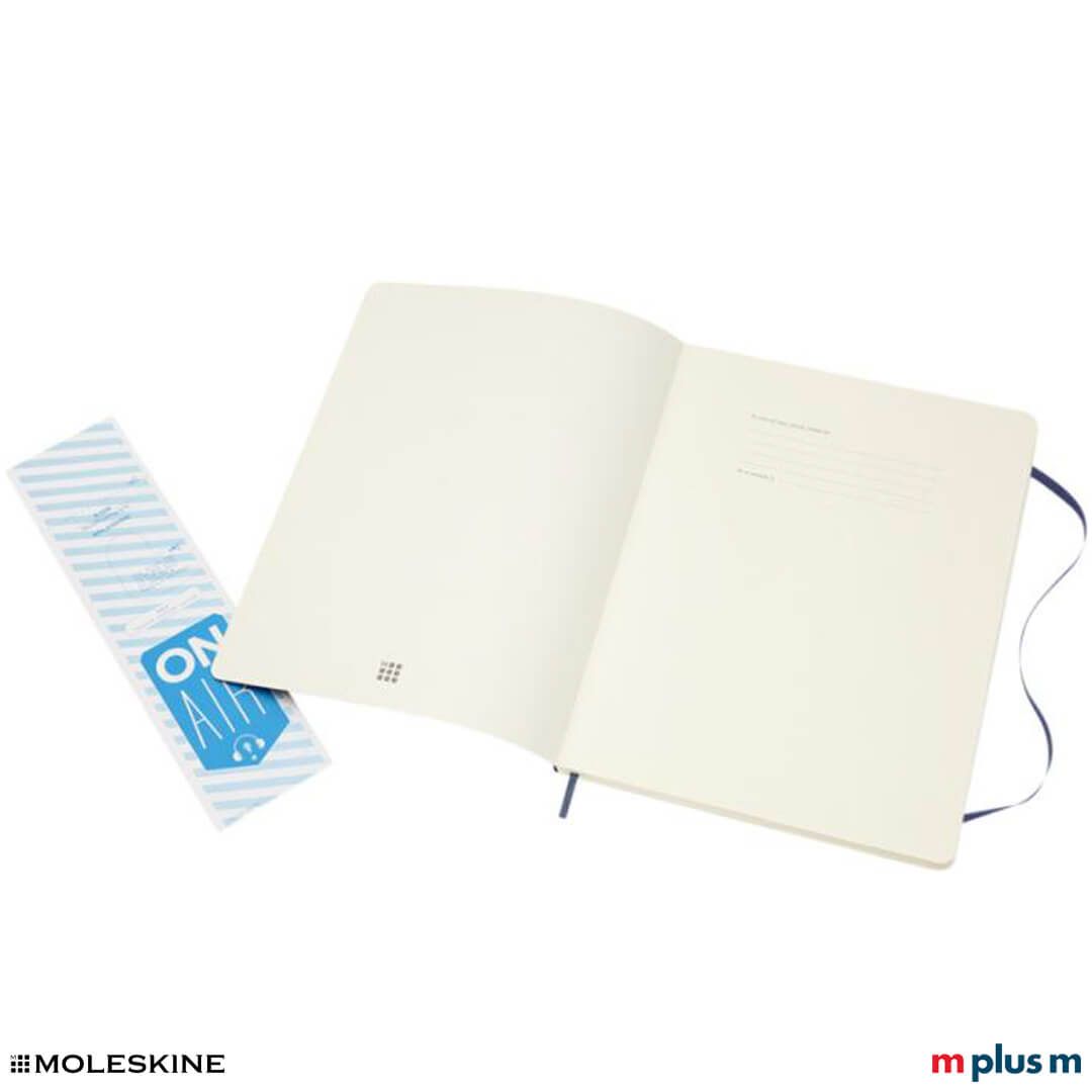 Moleskine Classic Softcover XL aufgeschlagen