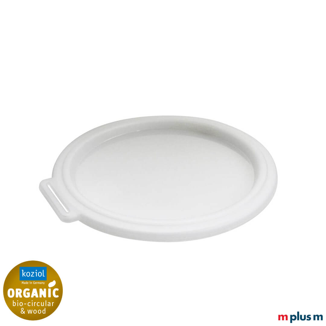 Deckel von Mehrwegverpackung Koziol zum auslaufsicheren verschließen für Schale. Hergestellt in Europa