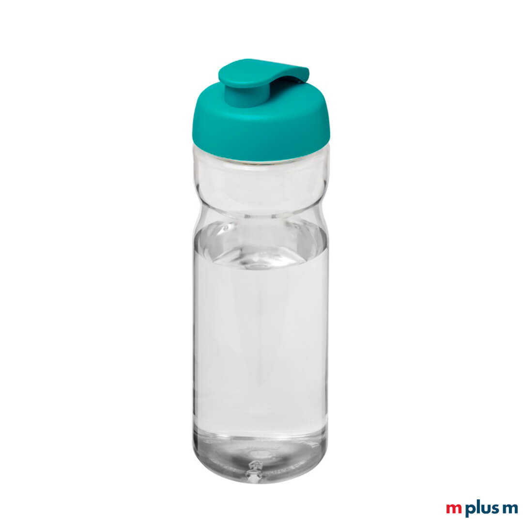 Nachhaltige Sportflasche in türkis mit Logo bedrucken