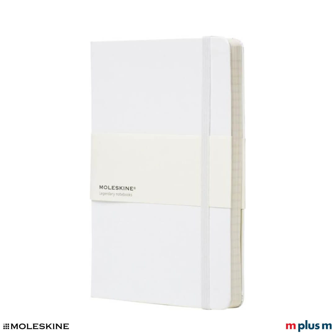 Moleskine Notizbuch Classic Harrdcover L in der Farbe Weiss