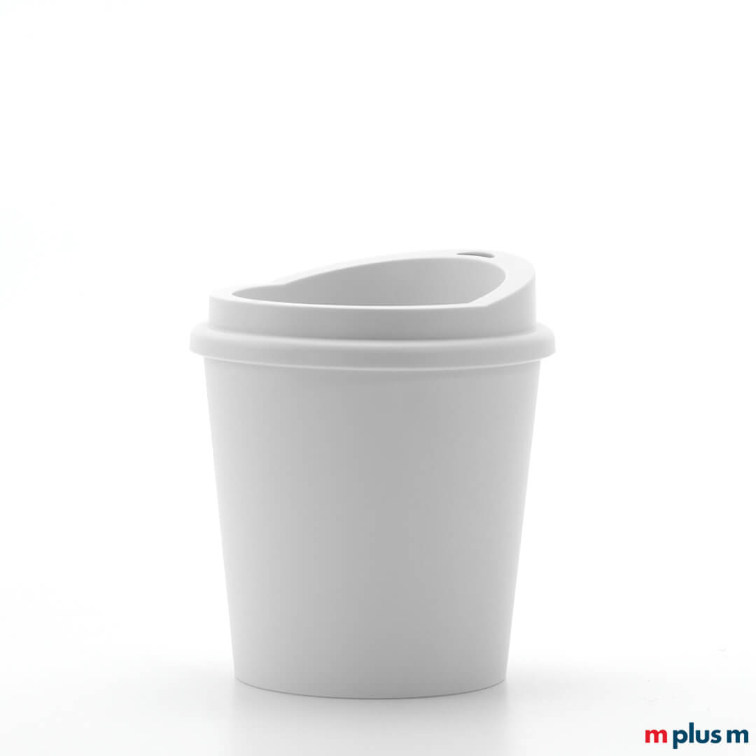 Nachhaltigen Kaffeebecher in weiß bedrucken