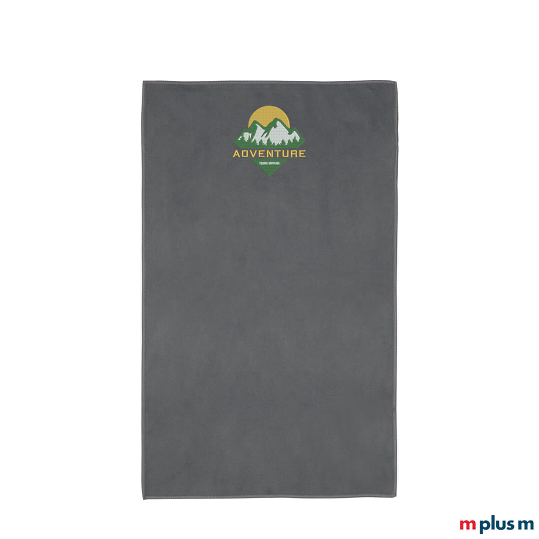 Pieter Mikrofasertuch mit Beispieldruck auf Handtuch