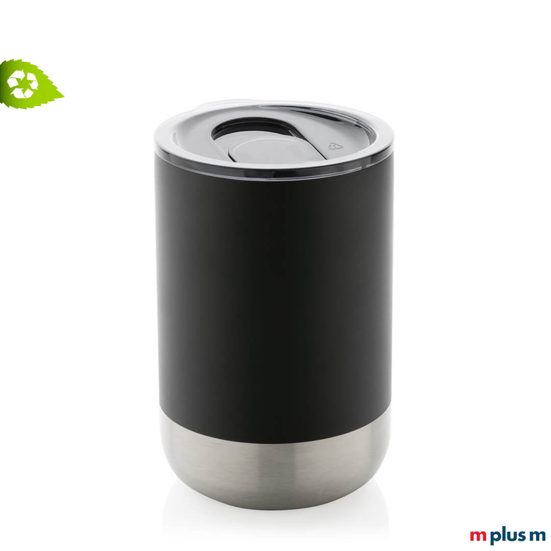 Nachhaltiger Edelstahlbecher mit Logo Druck als umweltbewusster Marketingartikel