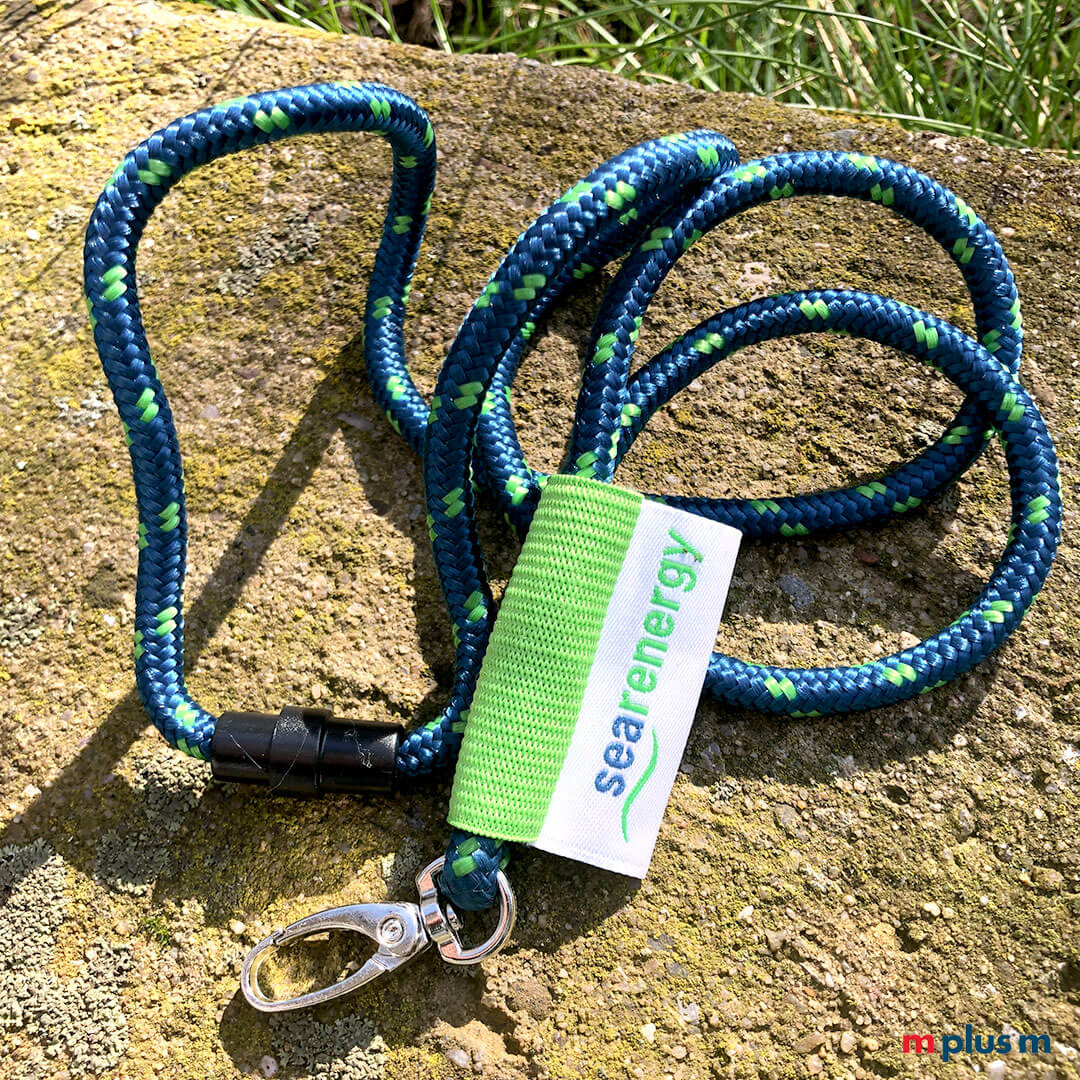 Kordel Lanyard mit Logo Fahne als Werbeartikel