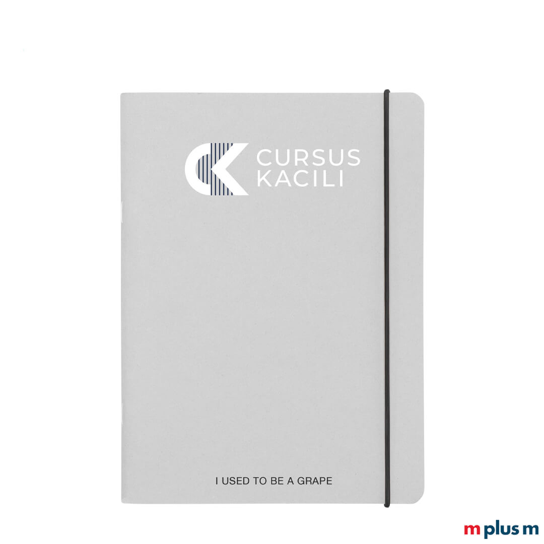 Grape Notizbuch mit Logo bedruckt als Giveaway zum verschenken