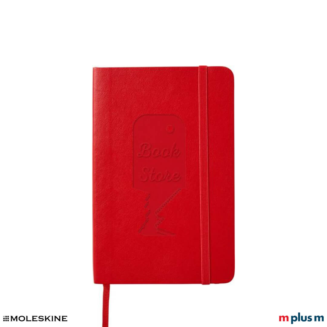 Moleskine Classic Softcover Taschenformat mit Beispieldruck Prägung