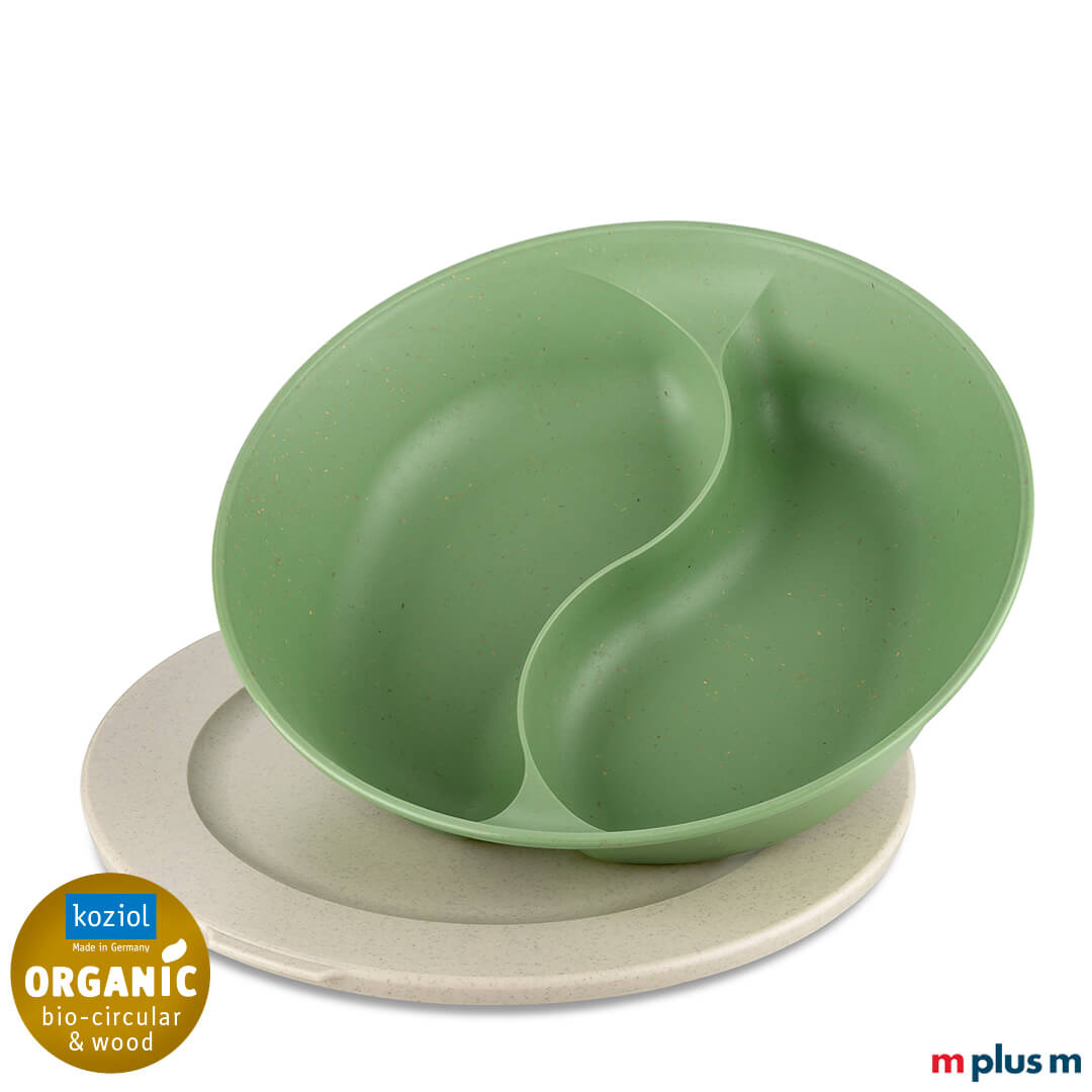 Koziol Connect Separee Bio Circular 1,5l in der Farbe Grün/Nature Leaf Green