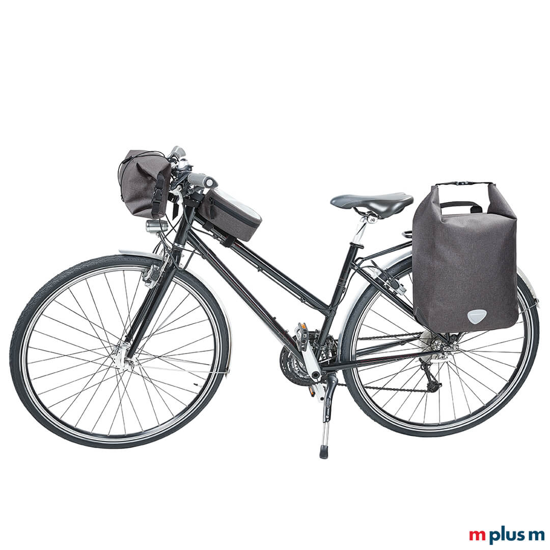 Fahrradtasche Cycle sicher am Rad befestigt