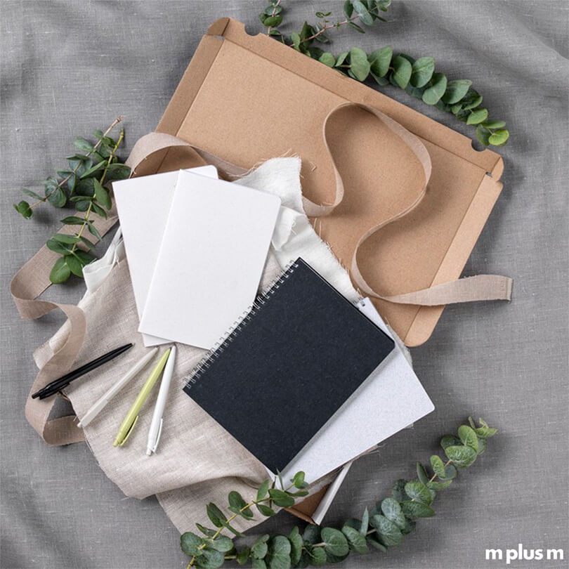 Recycling Notizbuch Fabia aus Italien als Express Werbeartikel