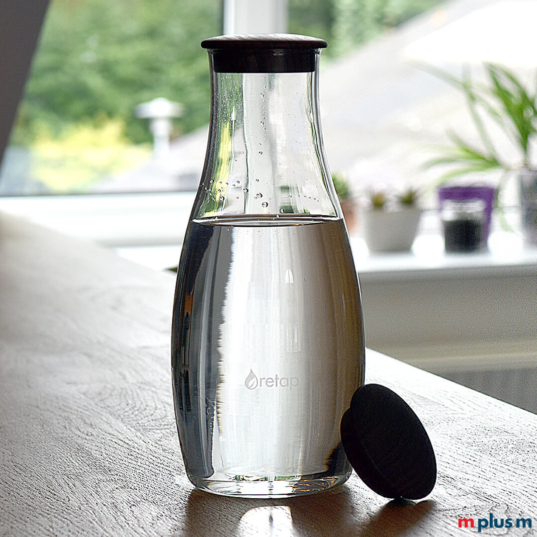 Retap 1,2l große Karaffe nachhaltig produziert zum individualisieren mit Logo