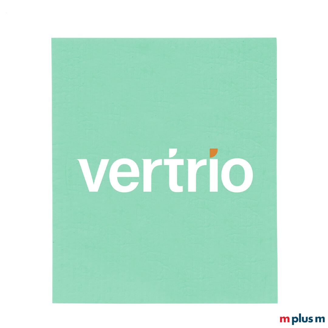 Grünes Wischtuch aus Baumwollabfällen. Bis zu 90°C waschbar. Für Haushalt und Büro 