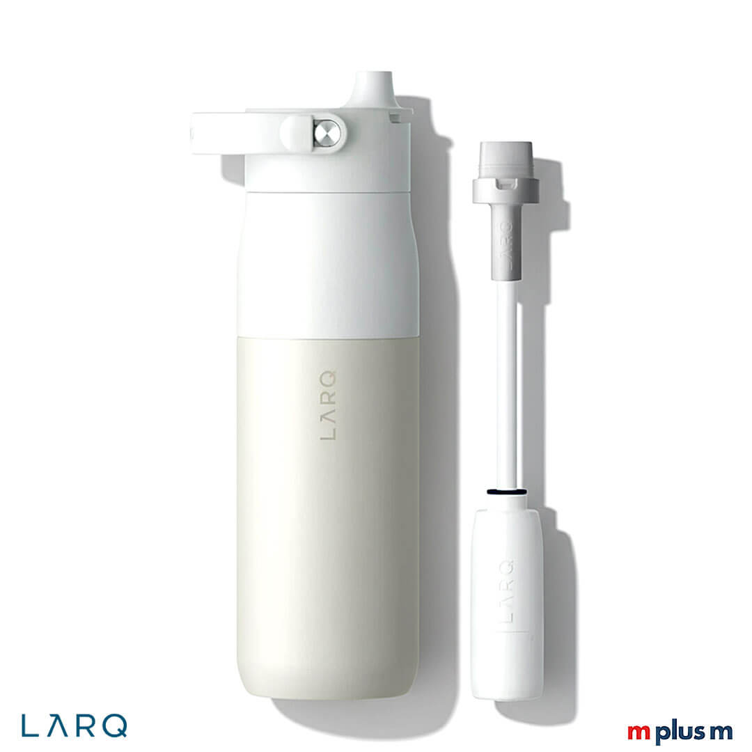 LARQ Filter Isolierflasche SWIG TOP 680 ml in weiss als Werbeartikel