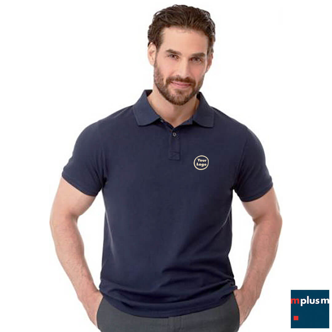 Team Polo mit Logo Stick: Nachhaötig aus Bio Baumwolle. Pflegeleicht mit Recycling Polyester Beimischung.