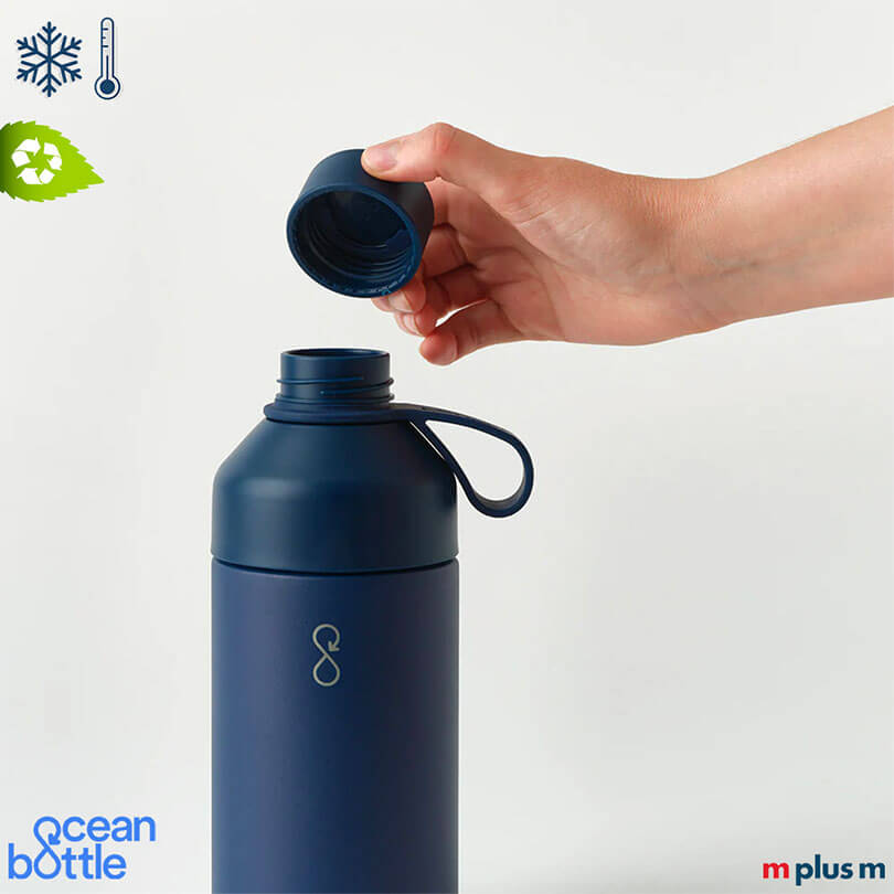 Ocean Bottle Trinkflasche isoliert perfekt für Alltag, Sport oder Reisen - mit Logo bedrucken