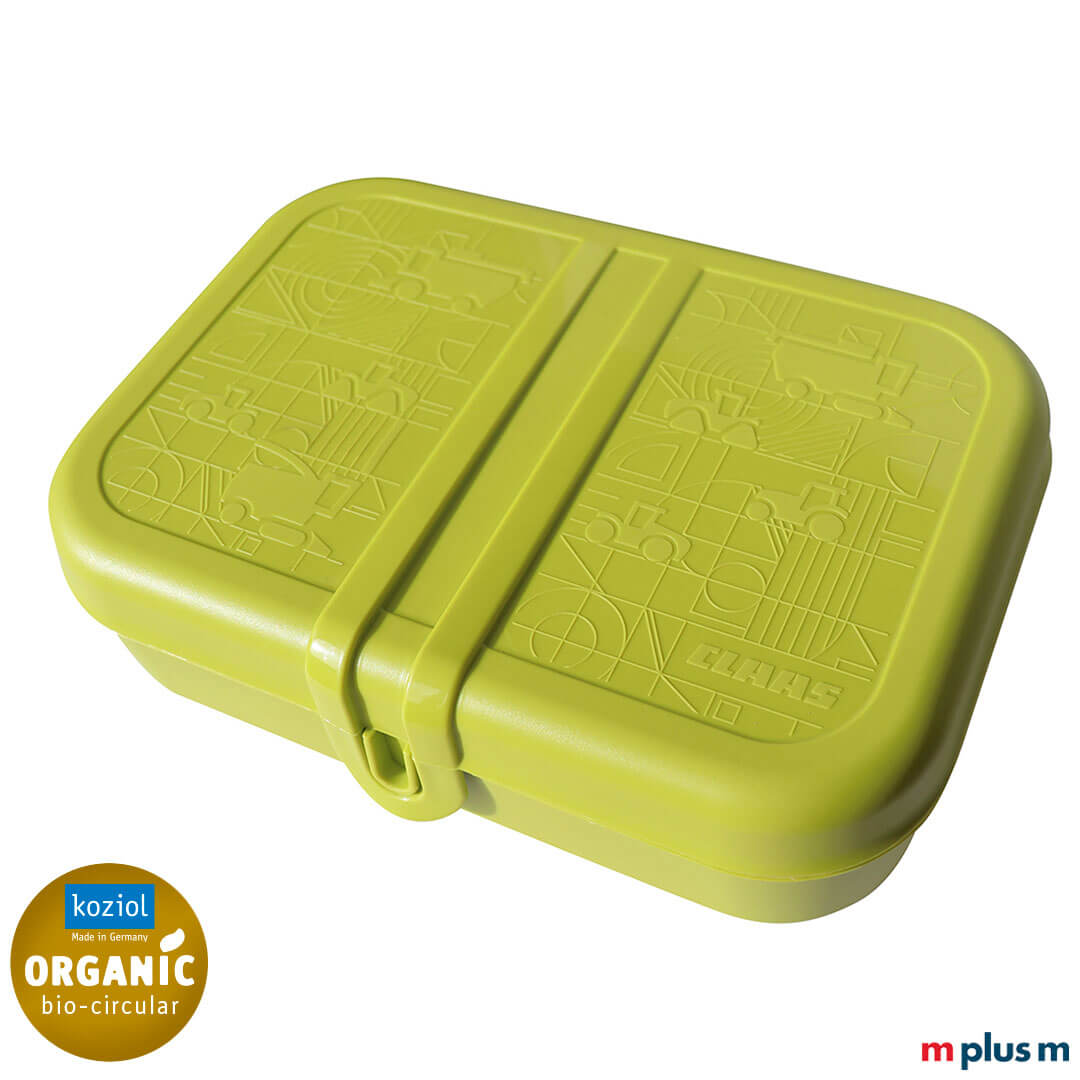 Nachhaltige Brotzeitdose in grün mit Ihrem Logo bedrucken