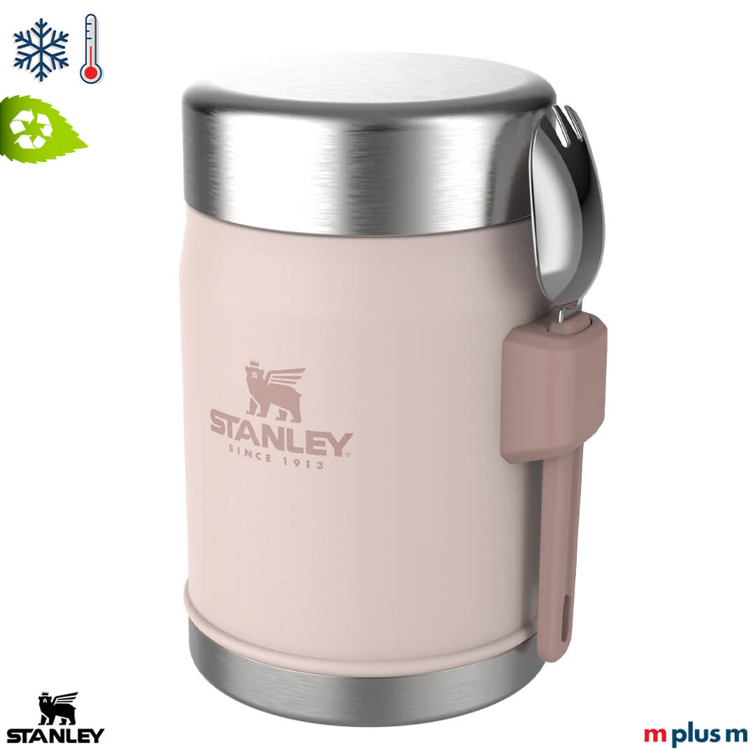 Stanley Isolierbehälter Rosa – ideal für Werbegeschenke, mit Göffel & Logo