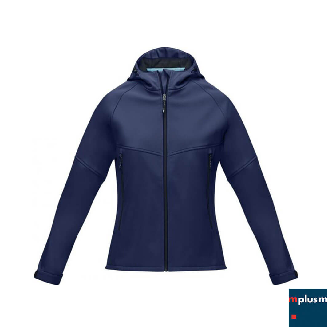 Wasserfeste Navy Softshelljacke für Damen