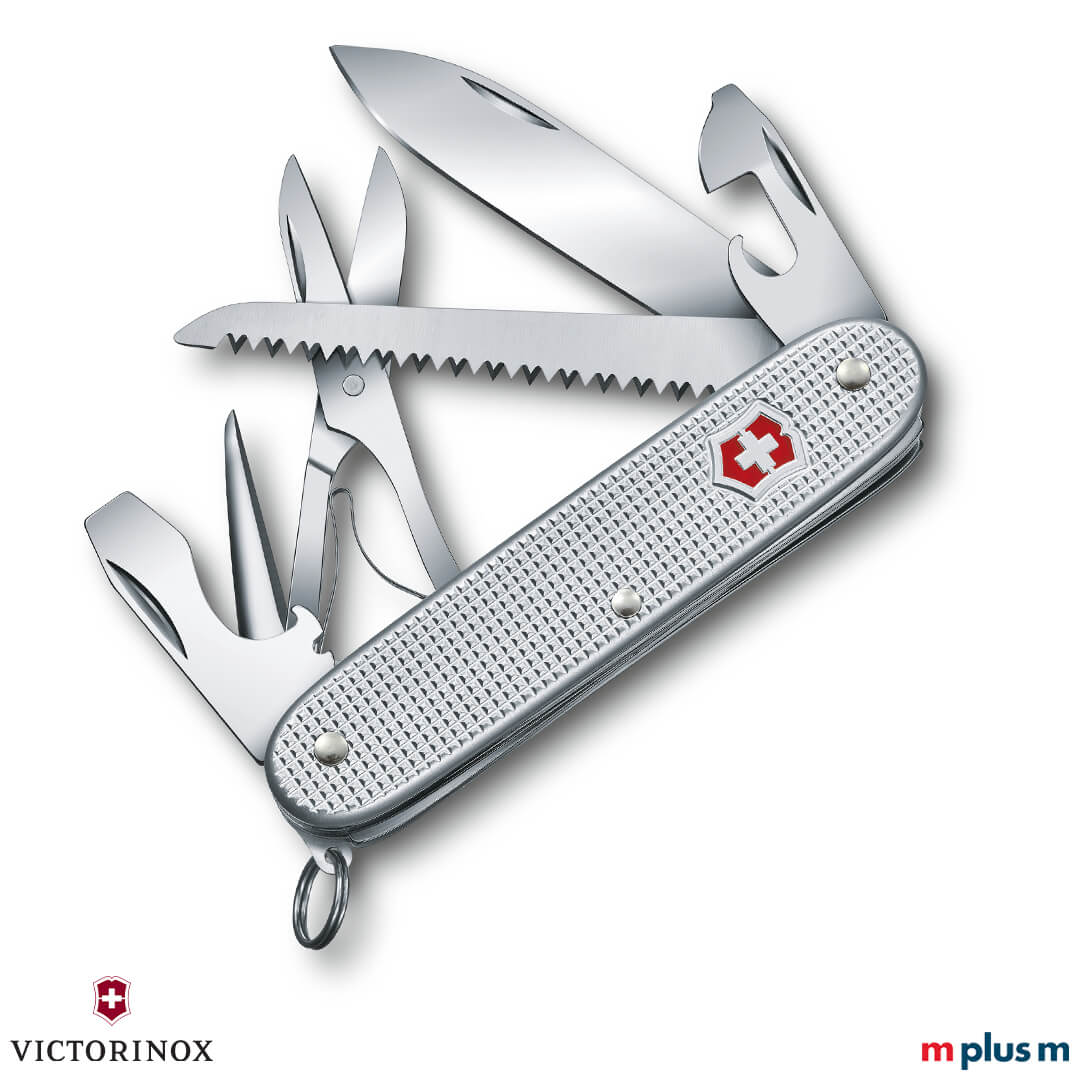 Victorinox Farmer X Alox Taschenmesser in der Farbe Silber