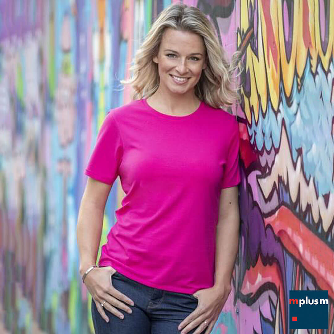 Damen T-Shirt bedrucken. Einsetzbar als: Werbeartikel oder Onboarding Artikel o