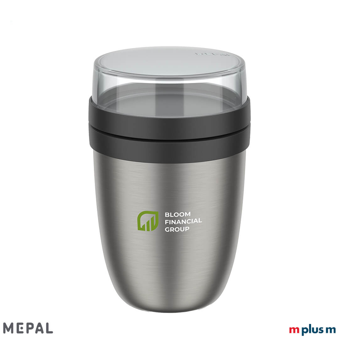 Mepal Lunchbecher in edlem Nordic Black – hält Speisen bis zu 8 Stunden warm, 12 Stunden kalt, mit isolierendem Schraubdeckel