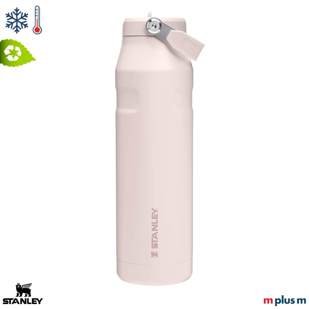 Hochwertige Stanley IceFlow Bottle 1060ml in Rosa mit individuellem Logo bedrucken – Expresslieferung verfügbar