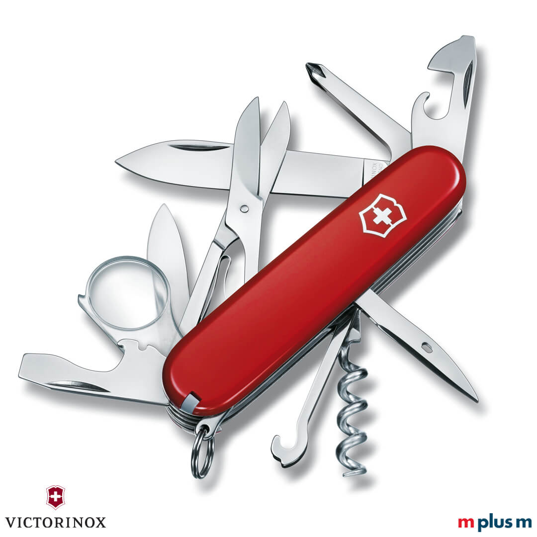 Schönes Schweizer Taschenmesser "Explorer" als Werbeartikel mit eigenem Logo bedrucken. Ideal als Werbegeschenk