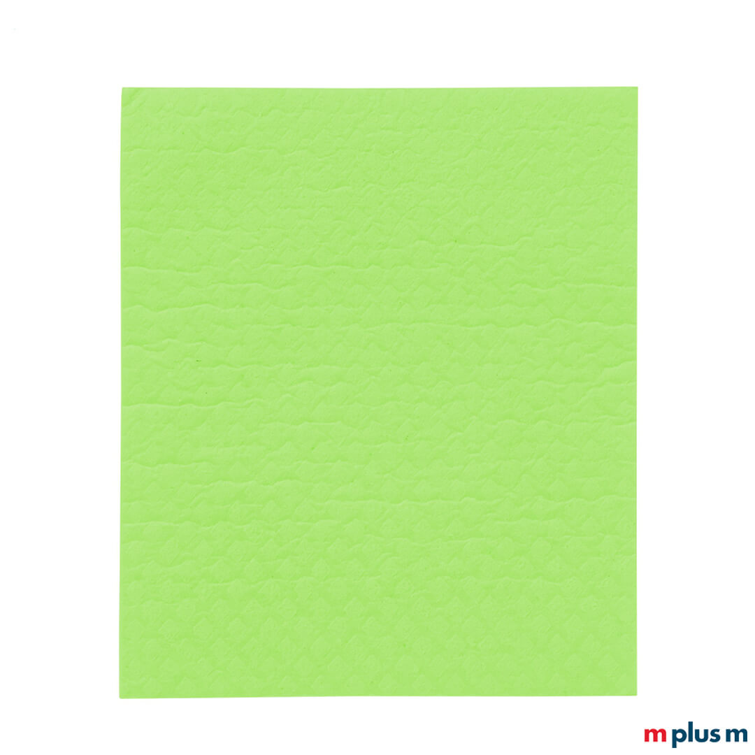 Grüner Schwamm mit Logo bedrucken als nachhaltiges Werbegeschenk