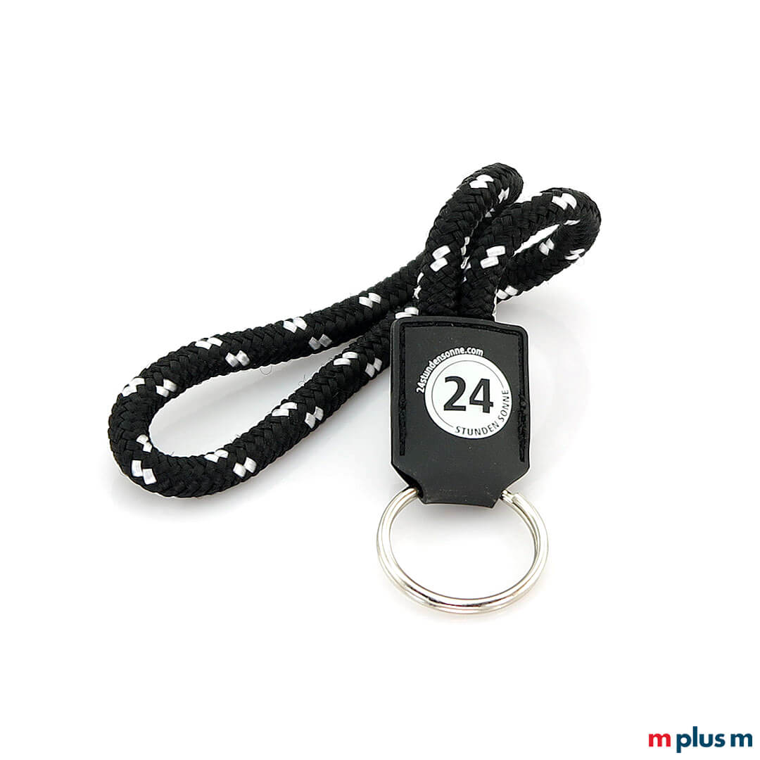 Schwarz-weißen Schlüsselbund als nachhaltiges Werbegeschenk