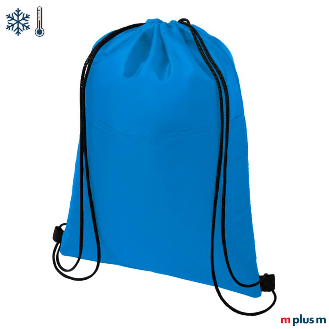 Werbeartikel Iso Turnbeutel Cool Sports in Blau