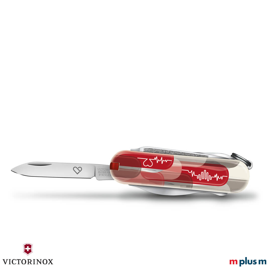 Beispiel: Sonderedition 'Herz' für Victorinox Rambler Taschenmesser