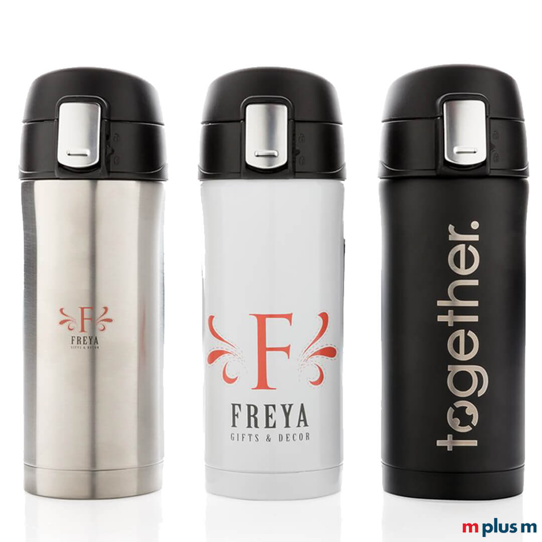 Logodruck auf Bonde Thermobecher als Werbeartikel 