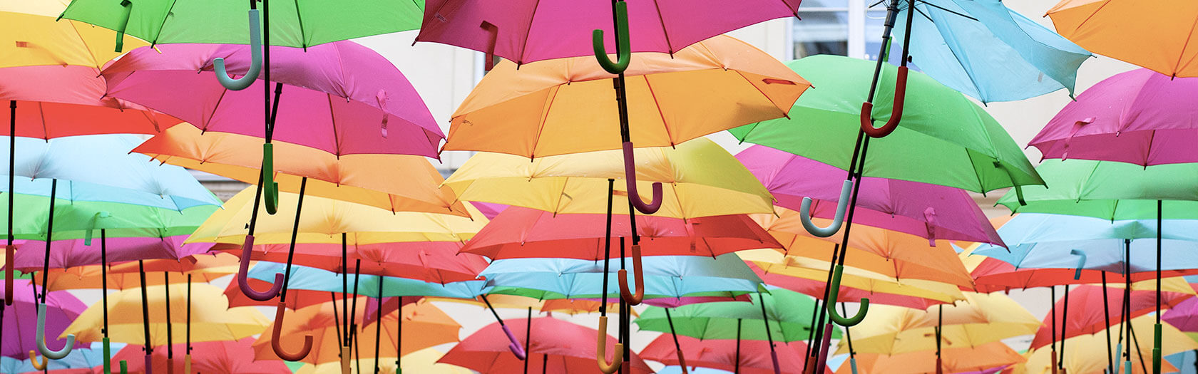 'Passat' Regenschirm - Banner 