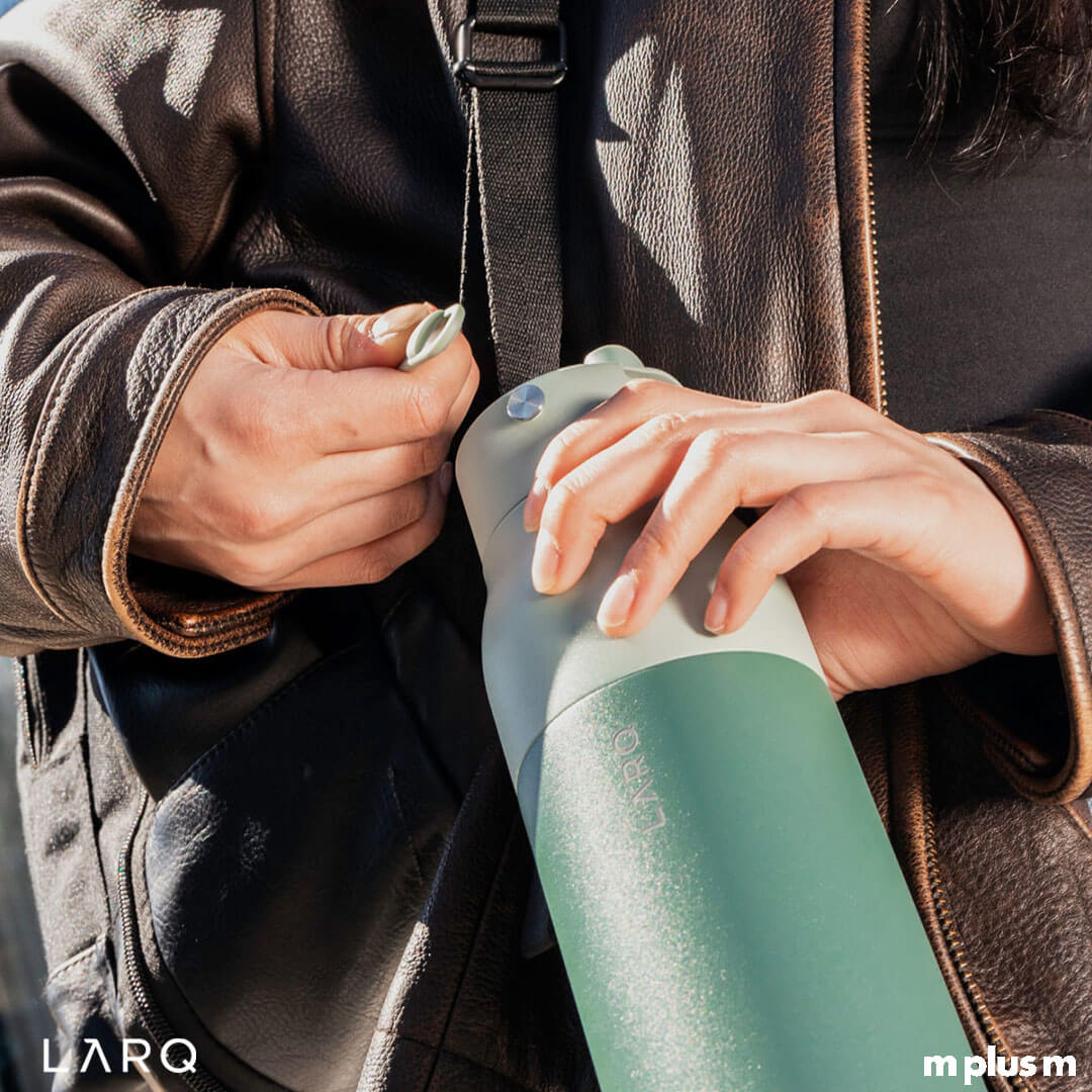 LARQ Filter Isolierflasche mit abnehmbarem Henkel