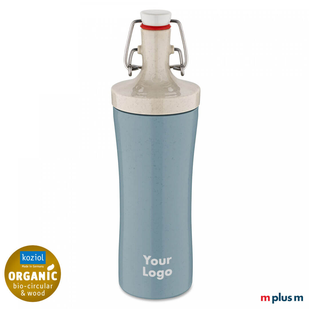 Koziol Plopp Trinkflasche in Grün als Werbemittel