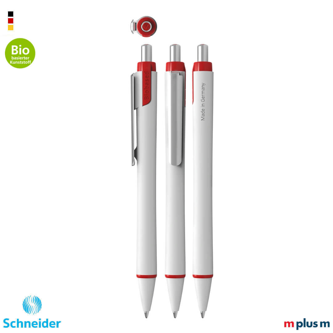 Schneider Xite Promo Kugelschreiber in Rot mit Logo bedrucken