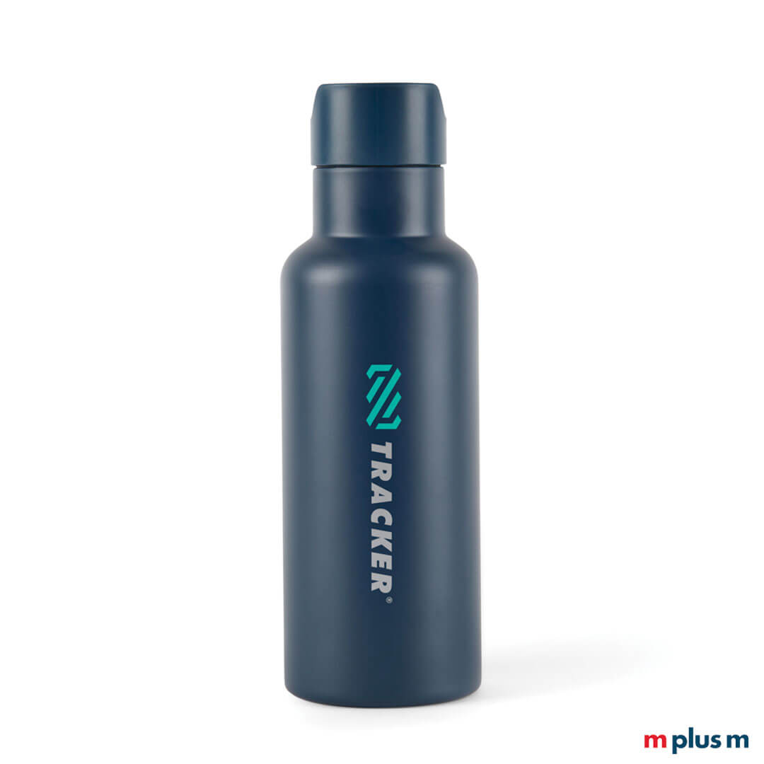 Schöne Balti Druck in Blau mit Logo Gravur