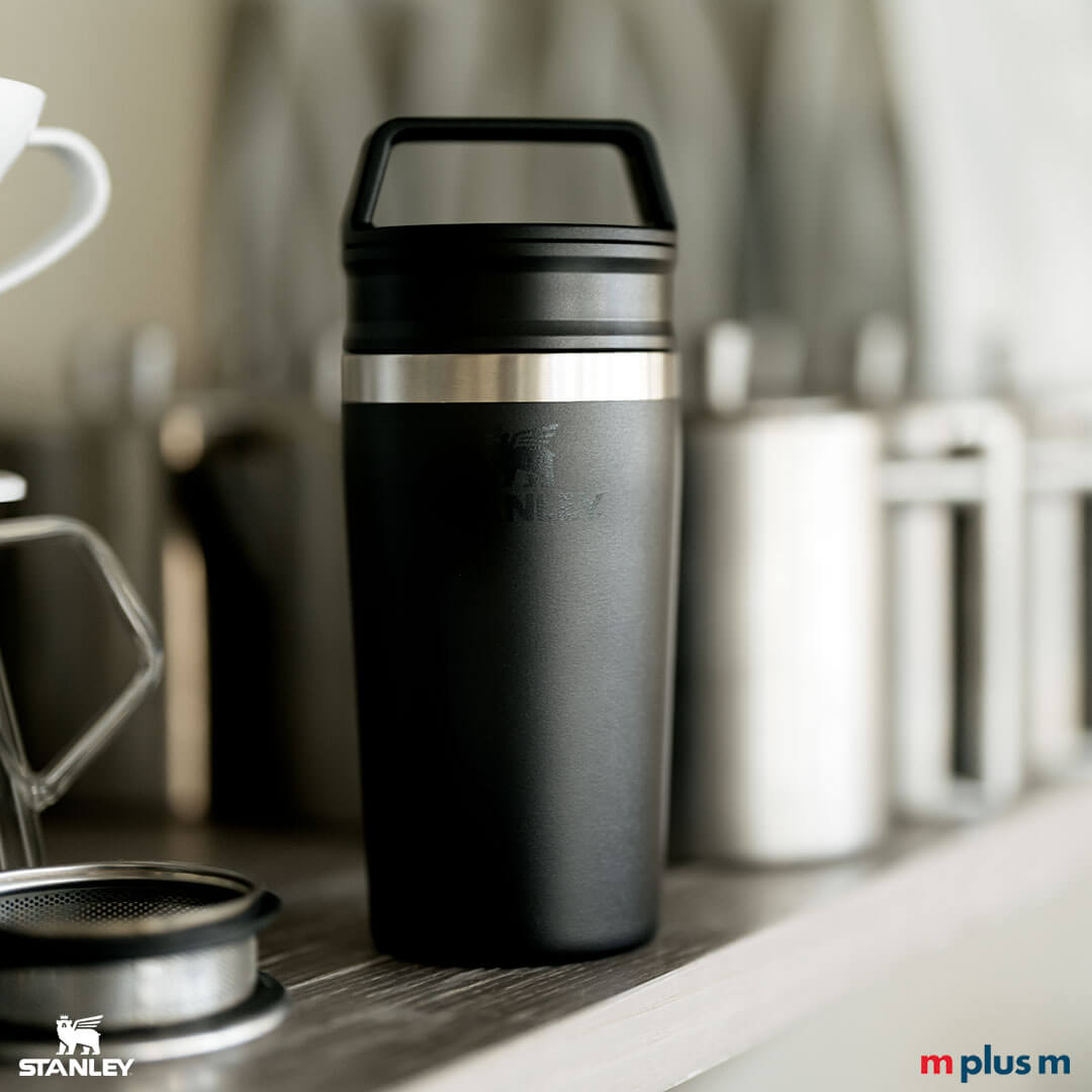 Stanley THermobecher cafe to Go mit Logo Druck als Goodie