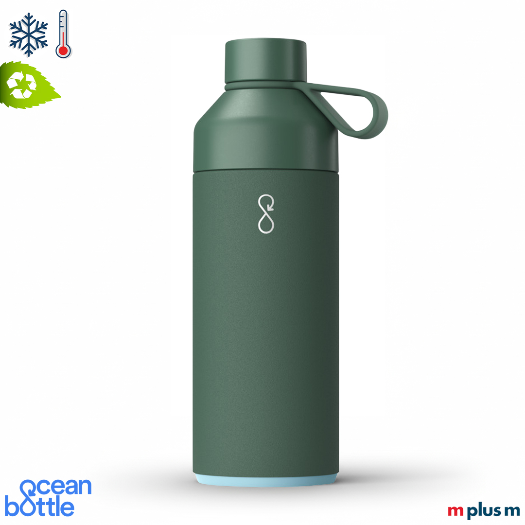 Ocean Bottle 1000ml in der Farbe Dunkelgrün/Forest Green