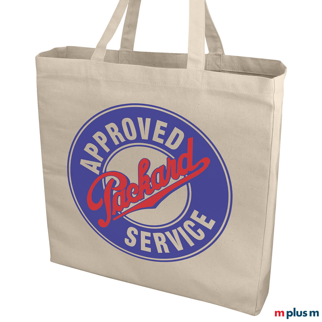 Bedruckbare OEKO-TEX Stofftasche in Natur, günstig ab 50 Stück, mit Expressversand und individuellem Logo-Druck