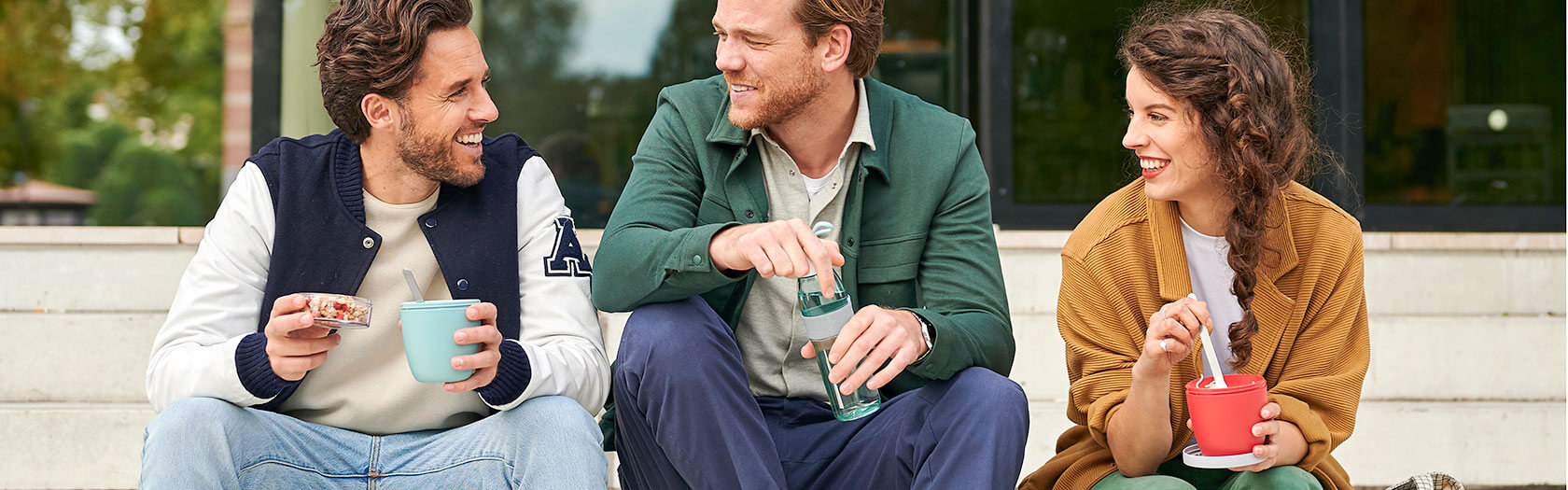 Große Mepal Brotdose 'Take A Break Midi' bedrucken - Banner 