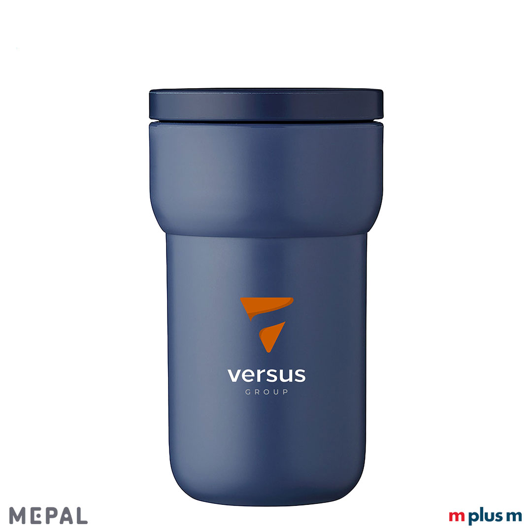 Mepal Ellipse Coffee To Go Becher in Blau mit Logo bedrucken